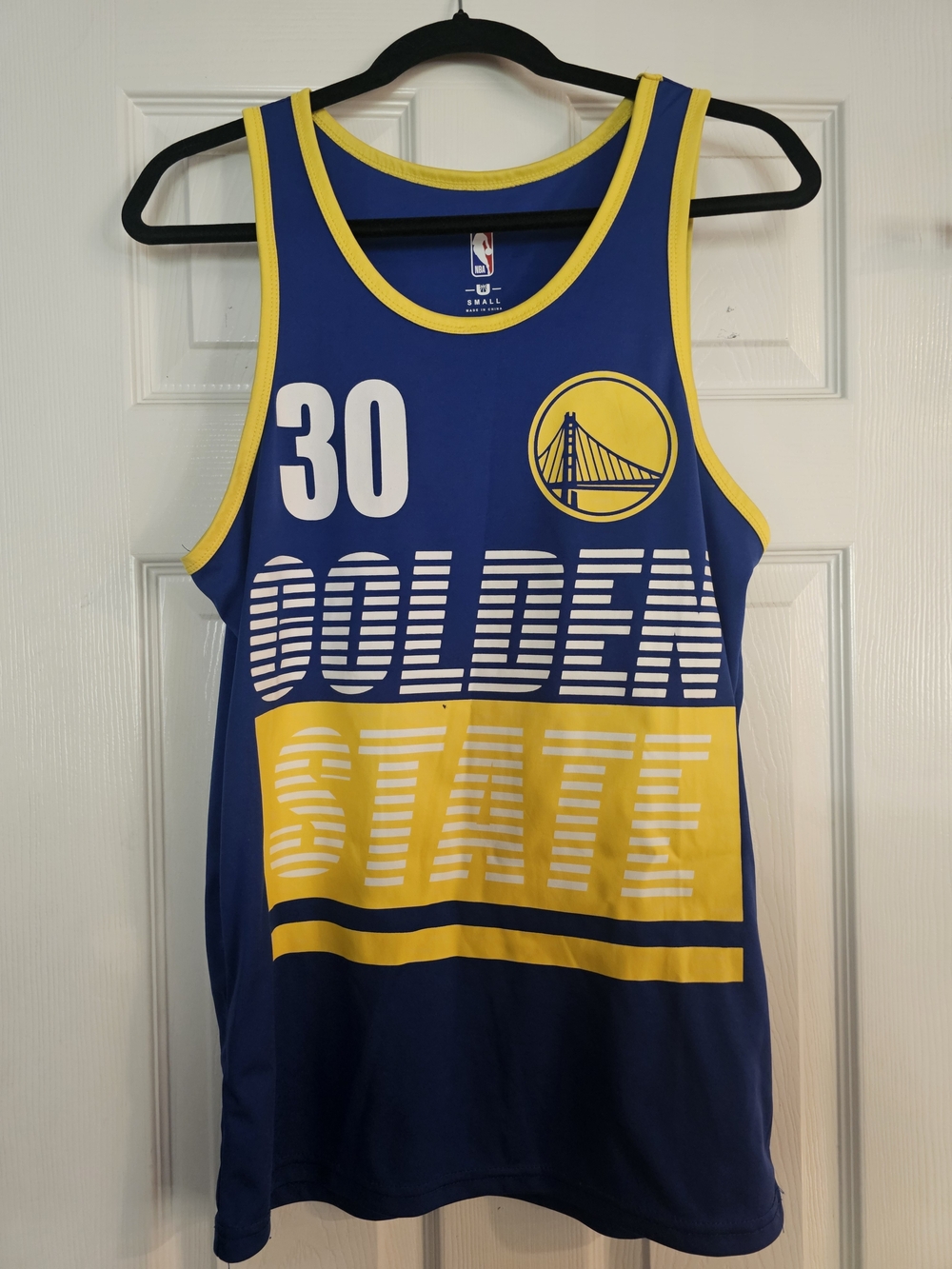 NBA Golden State Tank Top — Blue & Yellow